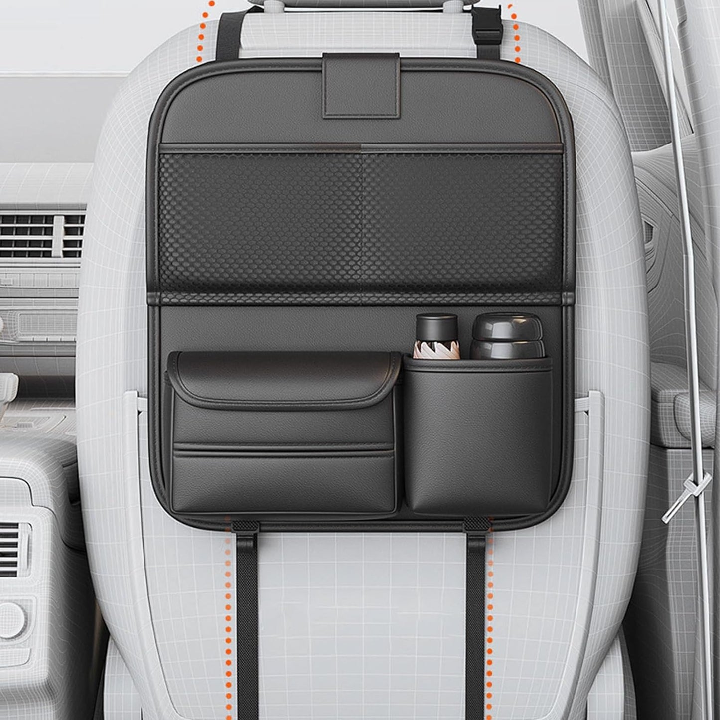Car Back Seat Storage Organizer (Pack of 2) for vehicles