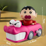 Premium Shinchan Chocochip Car Toy Action Figure|Funny Desk Decoration Showpiece